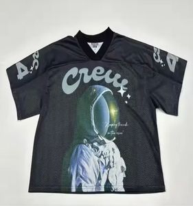 Maillot de football américain en maille de qualité supérieure entièrement tendance prix de gros Streetwear coupe surdimensionnée conception vierge sublimation - Product Image 6