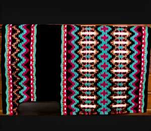 High quality Western show <b>wool</b> saddle pad in size-34*42 - Product Image 1