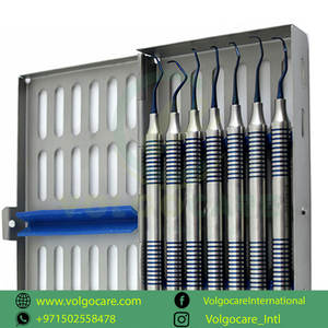 Curetas de hueso quirúrgico dental de excelente calidad al por mayor, curetas de hueso quirúrgico y dental, Juego de 2 piezas en estilo único - Product Image 5