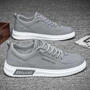 Nouvelles espadrilles respirantes et légères pour hommes, à lacets, avec semelle en caoutchouc, pour le printemps, chaussures de skate pour hommes - Product Image 2