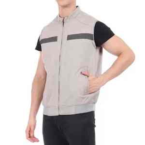 Chaqueta de chaleco acolchado sin mangas de moda para hombres Chaleco acolchado de alta calidad a prueba de viento para exteriores MOQ bajo - Product Image 2