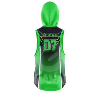 Uniformes de Flag Football sin Mangas Antibacterianos con Estampado de Bandera, Conjunto de Entrenamiento 7v7, Color Personalizado, Tecnología de Sublimación, Transpirable - Product Image 6