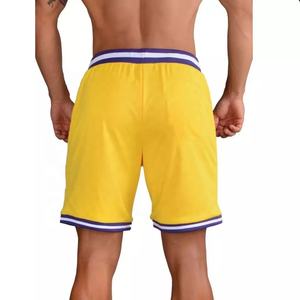 กางเกงขาสั้นเล่นบาสเก็ตบอลสำหรับผู้ชายกางเกงขาสั้นแบบมีกระเป๋าเอวยางยืดแห้งเร็วแบบลำลอง - Product Image 4