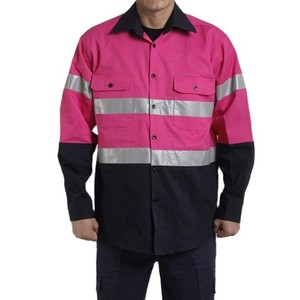 Taux raisonnable Hommes Hi VIs Chemise de sécurité poids léger tissu durable meilleur design Hommes Hi VIs Chemise de sécurité avec manches complètes - Product Image 1
