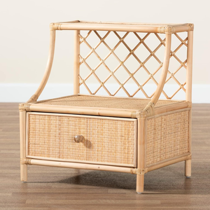 Armoire en rotin naturel pour la décoration intérieure Armoire de rangement en rotin tissée à la main polyvalente pour le salon - Product Image 4