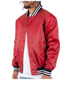 Hommes Bomber Varsity Jackets Classique Rembourré Relaxed Fit Baseball Letterman Coat Water-Resistant College Team Bomber Jacket - Product Image 6