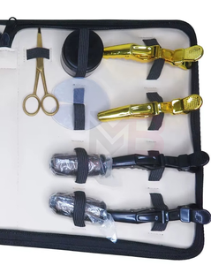 Stainless Steel Hair Extension Beading Tool <b>Kit</b> Micro Link <b>Bead</b> Closer Remover Pliers Cutting Scissors Set MAGMA BEAUTY - Product Image 5