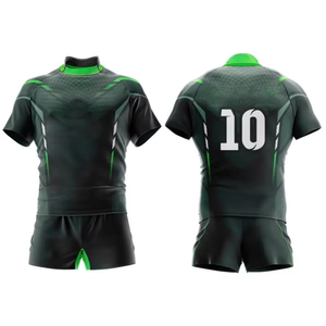 Conjuntos de uniformes de rugby personalizados para hombres y mujeres que incluyen camisetas sublimadas y sudaderas con capucha diseñadas para clubes escolares - Product Image 1