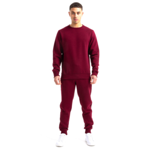 2025 Offre Spéciale Slim Fit à manches longues hommes survêtement pour adultes en gros meilleur prix couleur unie hommes survêtement - Product Image 1