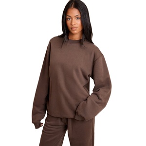 <b>Ladies</b> Regular Sweatshirt Casual Everyday Style Smooth Cotton Blend Fabric <b>Ladies</b> <b>Top</b> OEM ODM Manufacturer Custom Branding - Product Image 1