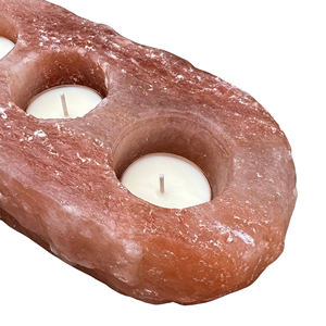 Mejor Fabricación de alta calidad hecha a mano Natural Himalayan Rock Salt Lamp Candle Real Touch para la decoración de la boda al por mayor bajo - Product Image 2