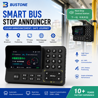 Système d'annonce intelligent pour arrêt de bus avec diffusion vocale automatique, haut-parleur de sonorisation et solution d'information pour les passagers