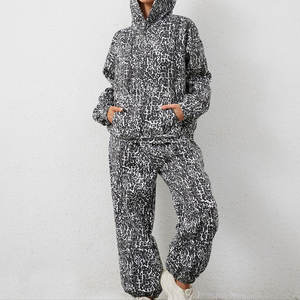 Chándal Deportivo para Mujer, 100% Algodón, Diseño Casual de Invierno, Lavable, Secado Rápido, Estilo Moderno - Product Image 5