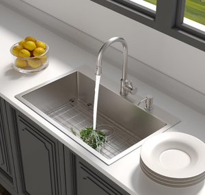 Elegant THS-0065 Single Bowl <b>Kitchen</b> <b>Sink</b> Stainless Steel with Anti-Scratch Soundproofing Surface and Customization Options - Product Image 6