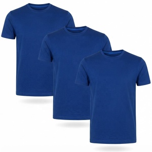 T-shirt basique en coton pour homme, manches courtes, tissu doux, coupe classique, décontracté, confortable, idéal pour l'été - Product Image 1