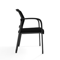 Chaise de conférence empilable en plastique avec logo personnalisé, chaise de salle de formation pour atelier et commande en gros
