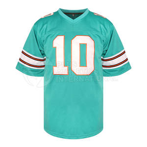 Camiseta de fútbol americano para hombre con hombros anchos y diseño holgado Sublimación personalizada Camiseta de fútbol americano - Product Image 1