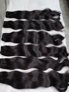 Extensiones de Cabello Humano Virgen Brasileño Remy para Mujer, Trama Doble a Máquina, Estilo Yaki Liso, 100g - Product Image 6