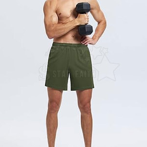 Pantalones Cortos Deportivos Casuales Premium, Transpirables, Ecológicos, de Malla, Tela Suave, Ajuste Cómodo, Cintura Elástica para Hombre, Servicio OEM - Product Image 5