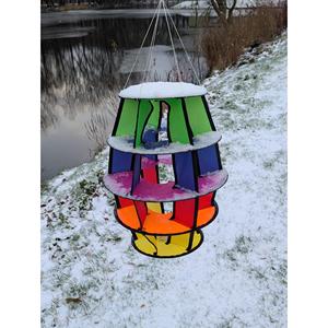 Linterna LED 3D 'Leuchtfeuer' de Bdt, Adorno de Jardín con Funcionamiento por USB, 65 cm de Altura y 34 cm de Diámetro - Product Image 1