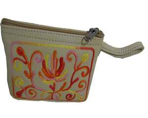 Embroidery Women Hand Purse <b>Wallet</b> for Party Wedding Bohemian Style Zipper Closure <b>Canvas</b> Bags - Product Image 1