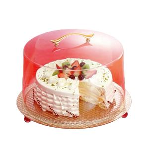 Exhibidor de Pasteles Redondo de 2 Piezas, Acrílico, Libre de BPA, Ecológico, Apto para Lavavajillas - Product Image 1