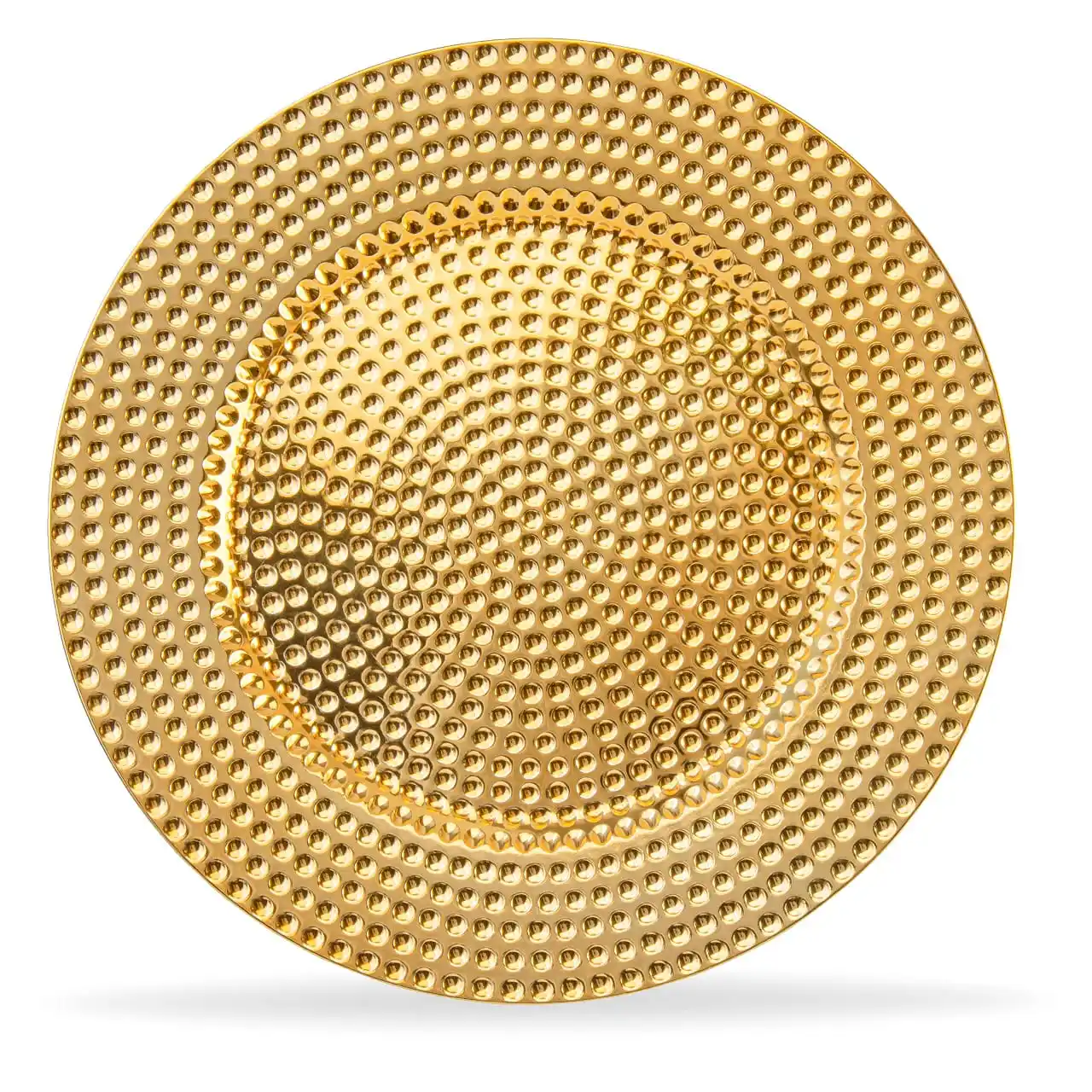 Top Quality Metal Round Shape Hammered Charger plate For Home Wedding Decorative At Wholesale Price From India