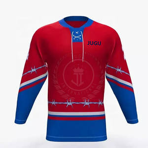 Jersey de Hockey sobre Hielo Personalizado con el Mejor Diseño de 2025, Profesional, de Alta Calidad, 100% Poliéster Transpirable - Product Image 1