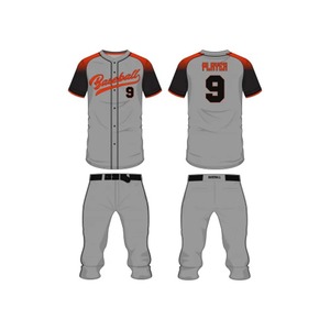 Camiseta de béisbol cómoda y de la mejor calidad, conjunto de uniforme de equipo personalizado con impresión por sublimación, nuevo estilo para jugadores jóvenes - Product Image 6