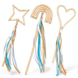 Eco Friendly Rattan <b>fairy</b> Wands for Kids Pretend <b>Toy</b> Magic Wand Best Selling Children <b>Toys</b> Wholesale Customization - Product Image 6
