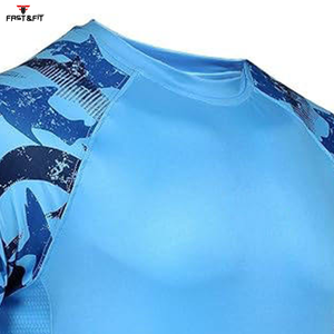 Sublimación manga secado rápido transpirable impermeable manga larga personalizado último diseño UPF 50 100% poliéster pesca camisas - Product Image 4