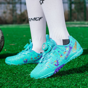Zapatos de fútbol con soporte para el tobillo para niños, botas deportivas antideslizantes para niños, botas deportivas para entrenamiento y partidos - Product Image 2