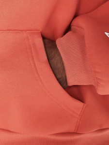 Sweat à capuche baggy unisexe de haute qualité OEM Vintage élégant 100% coton Logo personnalisé fermeture éclair hiver Streetwear thermique sans cordon de serrage pour - Product Image 5