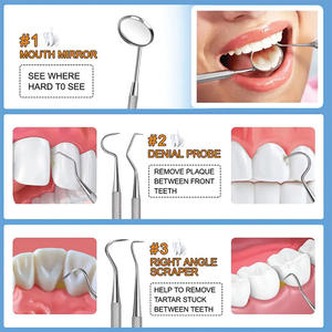 Kits de instrumentos quirúrgicos dentales ligeros más vendidos Fuente de alimentación manual Precio al por mayor para el desarrollo del sitio del implante - Product Image 3