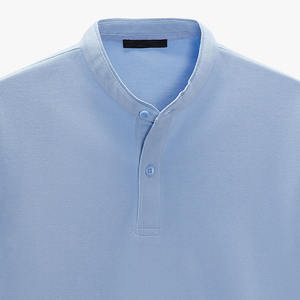 Camiseta de Moda para Hombre, Camiseta de Manga Corta con Cuello Redondo y Logotipo Personalizado Premium, Color Azul - Product Image 3