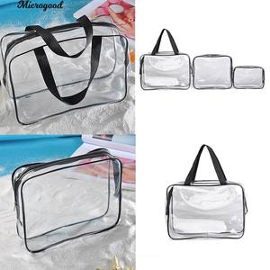 กระเป๋าเครื่องสำอางพีวีซีไวนิลอเนกประสงค์แบบมีซิปกระเป๋าเครื่องสำอางแบบเคลื่อนย้ายได้ทำจากโรงงานในเวียดนาม - Product Image 5