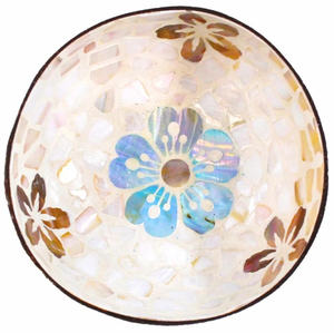 ชามฝังมุกเปลือกมะพร้าวงานฝีมือสุดฮิต ชามตกแต่งทำมือสำหรับรับประทานอาหารและเป็นของขวัญ ดีไซน์ใหม่ล่าสุด - Product Image 5