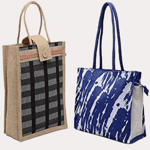 Producto de Venta caliente de alta calidad logotipo personalizado yute bolsa de compras bolsa de lona de algodón artículo personalizado estilo patrón carta promoción IND - Product Image 5