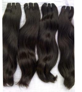 Extensiones de Cabello Humano 100% Remy Indio de Lujo, Virgen, Doble Trama a Máquina, Súper Doble Trama, Cutícula Alineada, Ondulado y Liso - Product Image 4