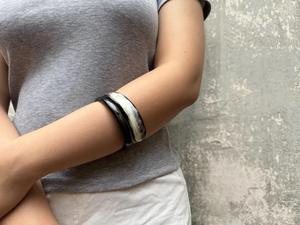 Buffalo Horn Natural <b>Bangles</b> Bracelet Crafting Buffalo Horn Hand Jewelry - Product Image 1
