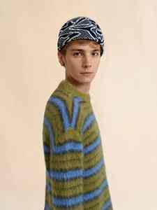 Bonnet en tricot jacquard épais et chaud de haute qualité, personnalisé, tendance, en acrylique pour l'hiver, pour la plage et les affaires - Product Image 3