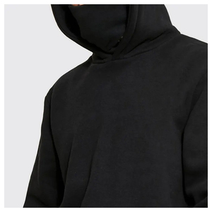 100% Cotton <b>Winter</b> Pullover Hoodie for Men-Customizable Fleece Anti-Pilling Outdoor Sports Casual with Full Face Cover Hood - Product Image 5