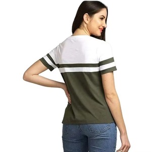 เสื้อยืดผู้หญิงพรีเมียมขายส่ง พิมพ์ลายตามสั่ง เสื้อยืดคุณภาพสูง ผ้าฝ้าย แฟชั่นเสื้อผ้า ผู้จำหน่ายเสื้อผ้าพรีเมียมขายส่งจำนวนมาก - Product Image 5