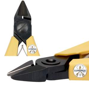 Lindstrom LUG=43433 Coupe-fils diagonaux de précision de haute qualité, tête conique, acier inoxydable, léger, outil de coupe de fil fin pour - Product Image 2