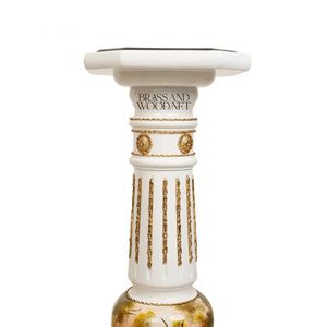 Columna Decorativa de Madera Blanca de Lujo - Product Image 5