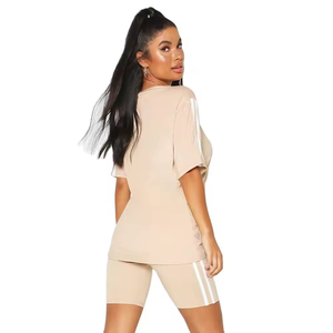 Ensembles courts de haute qualité pour femmes Prix abordable 2 pièces Twin Set Femmes Logo personnalisé Ensemble Short pour femmes à vendre - Product Image 5