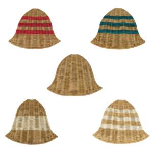 Vietrustic décoration suspendue de noël jonc de mer rotin ornement rustique décor à la maison de vacances - Product Image 1