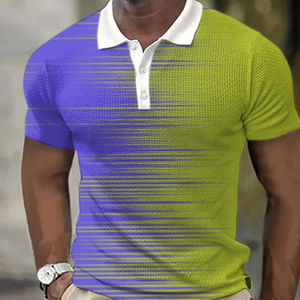 Nuevo estilo al por mayor Casual Polos de alta calidad 3D impreso Polo Camiseta 100% algodón transpirable hombres Polos - Product Image 1