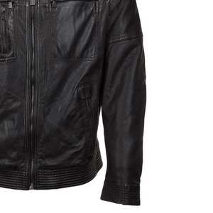 Chaqueta de Cuero para Hombre de Primera Calidad al Mejor Precio, Fabricada por OEM, Diseño Sencillo, Chaquetas de Cuero de Moda para Hombre - Product Image 6