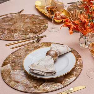 Anillo de Servilleta Navideño de Nácar Hecho a Mano de Alta Calidad para Decoración de Mesa de Fiesta, Procedente de Vietnam - Product Image 5